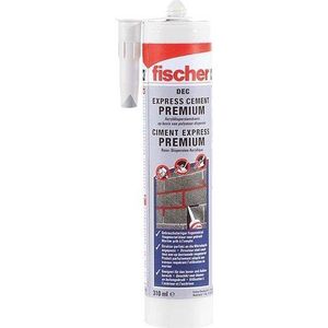Fischer 519321 Express Cement DEC cementgrijs 310 ml, 1 stuk, 310 [ml]
