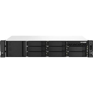 QNAP TS-864eU-8G-US 8 Bay High-Speed Short Depth Rackmount Rackmount NAS with Dual-2.5GbE, Intel Celeron CPU, 8GB DDR4 Memory and 2.5GbE (2.5G/1G/100M) Network Connectivity (Diskless)