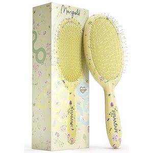 FRAMAR - Gele Ontwarrende Haarborstel - Anti-Klit Borstel voor Vrouwen - Voor Lang en Nat Haar