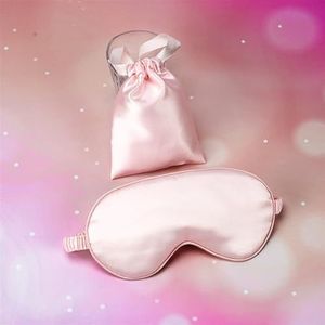 Oogmasker Pure Zijde Dubbelzijdige Schaduw Oogschaduw Slapen Oogmasker Cover Ooglap Blinddoeken Oogschaduw Gezondheid Slaap Shield Licht om te slapen (Grijs)