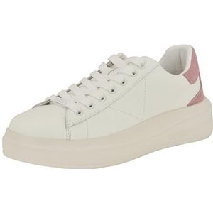 GUESS Dames Elbina Sneaker, Wit Licht Roze 146, 9 UK