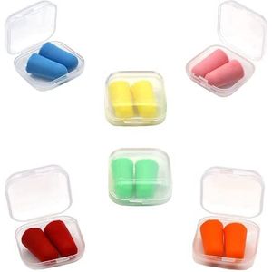 6 paar oordopjes van schuimrubber, geluidsreductie, slaapoordopjes, geluiddichte oordopjes voor werk, studie, luide plaatsen