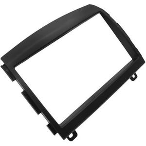 Autoradio-fasciapaneelplaatframe Dubbele Din Autoradio Fascia Voor Hyundai Voor Sonata 2006 2007 2008 2009+ Stereo CD DVD Speler Facia Frame Surround Paneel Auto Dashboardbekledingframe