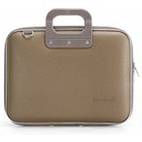 Bombata Medio Klassiek aktetas voor 13 inch laptop, Tenné