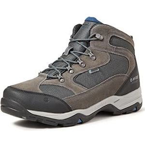 Hi-Tec Storm Wp Wide wandelschoenen voor heren, Charcoal Grey Majolica Blauw, 47 EU