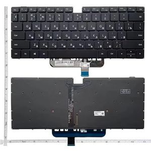 Laptoptoetsenbord voor Huawei voor MagicBook HYLR-WFP9 NbIL-WFQ9HN NbDE-WFH9 HBB-WAH9PHNL NDR-WFH9HN BDR-WFE9HN NMH-WFQ9HN(RU Backlit)