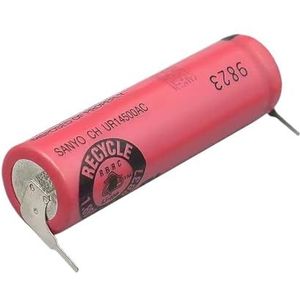 UR14500AC 3.7V 740mAh Vervangende Batterij for Elektrische Tandenborstel Compatibel met Philips/Sonicare HX9350 HX9392 HX9192 HX9924 HX6365 HX6567