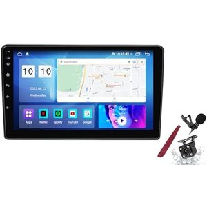 Android 14 Autoradio Sat Navi voor P-eugeot 308(2013-2017) 9 Inch Touchscreen Multimedia Speler met Draadloze Carplay GPS Navigatie FM RDS Bluetooth 5G-WiFi SWC DSP,M100s