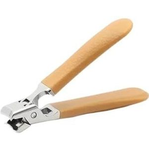 1 stks Professionele Rvs Nail Clippers Set voor Dikke Nagels Anti-Splash Sharp Trimmer Nail Pedicure Manicure Gereedschap voor Mannen (zwart)