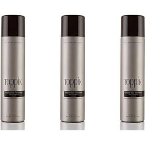 TOPPIK 3 x haarverdichtingsspray zwart haar dikke spray haarverdichting