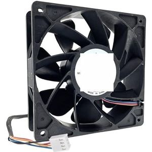 Voor Delta QFR1212GHE Speed ​​Bitcoin GPU Miner Mining Koelventilator 120X120X38mm DC 12V 6000RPM Dubbele Kogellager PWM 4P