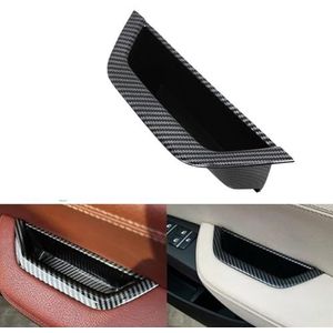 HLWXMDZ Voor B&MW X3 X4 F25 F26 2010-2016 LHD RHD Bestuurdersdeur Trekhendel Armsteun Paneel Cover Opbergdoos Binnendeurgreep(Carbon,RHD)