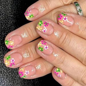 Press On Nagels Nep Stok Lijmen Valse Acryl Kunstmatige Valse Voor DIYS Ontwerpen Nail Doodskist Amandel Franse Tip Nail