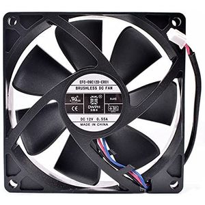 EFC-09E12D-ER01 9cm 9025 fan 12V 0.55A 3pin power inverter cooler fan