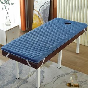 PA-DABAOO Spa-Massagematras-Topper Met Gezichtsgat, Comfortabele Wimperbed-Topperhoes Voor Massagetafel, Beschermende Pad Voor Massage-Accessoires, Antislip En Ademend,180 * 60cm