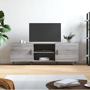 DIGBYS TV Kast Grijs Sonoma 150x30x50 cm Engineered Wood