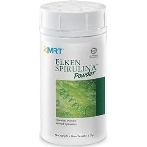 Poudre Elken 100% natuurlijke Spirulina voor soep, smoothies, cocktails, taarten, gebak