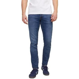 JACK & JONES Heren Glenn Original Slim Fit Jeans: hoogwaardige stretch voor de hele dag dragen, Blauw, 38W / 32L
