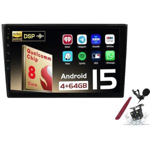 Android 15 Autoradio Sat Navi voor M-azda CX-9(2006-2016) 9 Inch Touchscreen Multimedia Speler met Draadloze Carplay GPS Navigatie FM RDS Bluetooth 5G-WiFi SWC DSP,M120s