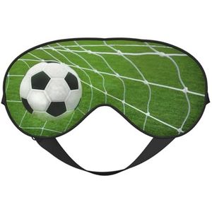 Groen Gras Voetbal Slaap Eye Mas Bijgewerkt Ontwerp Licht Blokkerende Night Eye Blinder Mannen Vrouwen Shift Werk Reizen