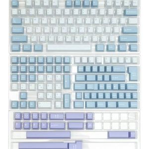 QPSJXN 173 GMK illusieprofiel PBT Double Shot keycaps voor MX Switch mechanische toetsenborden aangepaste DIY -compatibel toetsenbord -KAPS set