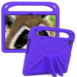 Tablet PC-hoes Compatible With Lenovo M10 FHD REL TB-X605FC /TB-X605LC (10.1""), Shock Absorbing, With Handle,EVA, Holder, Sturdy Tablet Case For Kids, Lightweight Bescherming(Mor)