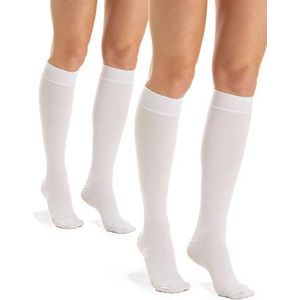 RelaxSan Antiembolism M2350A (2 Paren - Wit, M) Anti-embolie kniekousen met inspectiegat - K1-18-23 mmHg