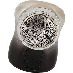 Baardtrimmer, Elektrische Tondeuse, Elektrische Trimmermachine, Mini Draadloze Baardtrimmer Oplaadbaar Waterdicht Curveblad Folie Baardverzorgingstrimmer (Zilvergrijs verloop)