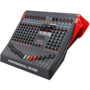 Audio DJ-mixer 12-kanaals mixer Computeropname Live Home KTV Band Stage Performance USB Bluetooth MP3-weergave Podcast-apparatuur