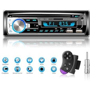 Lifelf - Bluetooth Auto Stereo - FM Radio - Geïntegreerde Microfoon - Enkele Din