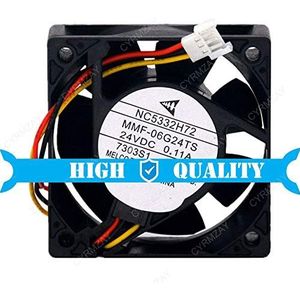 CYRMZAY Ventilator Koelventilator voor Melco MMF-06G24TS-MM1 24V 0.11A ABB Ventilator PLC Ventilator Koelventilator