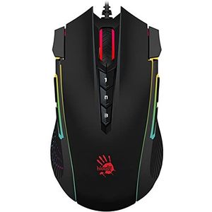 Gaming Mouse Wired, voor A4TECH J90 USB 5000CPI Wired RGB Backlight Mouse, Ergonomische Optical Computer van PC gaming Muizen, 7 Knoppen voor Windows XP/Vista / 7/8 / 8.1/10