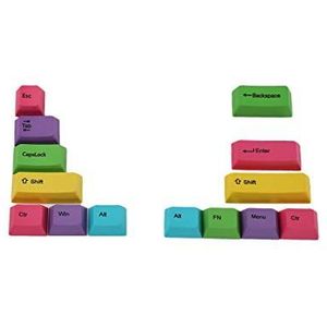 Cherry Profiel PBT CMYK Modifiers 14 Sleutels Dye Sub Keycaps voor Cherry MX Mechanische Toetsenbord