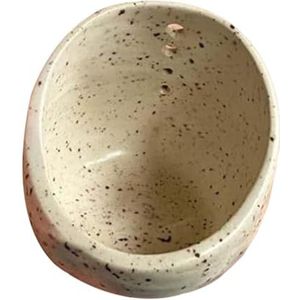 ARVALOLET Keramische kruidenstripper kom kruidenstripper gereedschap keukengereedschap (keramiek beige)