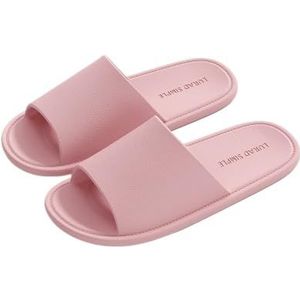 Dia's, Unisex opvouwbare EVA badslippers for thuis en op reis - lichtgewicht comfort,voor dames en heren(Pink,40 EU)