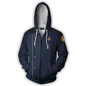 QYIFIRST Hoodie Star hoodie à Capuche Cosplay Kostuum Manches Longues Sweatshirt Unisexe Impressie 3D Anime Coatt Blue-B M (Borst 107cm)