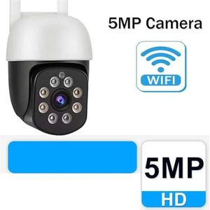 10MP HD Camera Buiten Draadloze Beveiligingscamera Dual Lens PTZ Auto Tracking Video Surveillance CCTV IP Cam P2P Smart Home Beveiligingscamera'S Voor Thuis(5MP Camera)