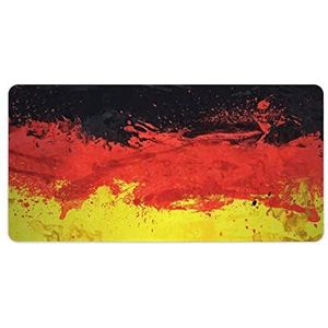 Vlag van Duitsland Mode Bureau Muismat Antislip Gaming Muismat Accessoires Decor 30x60cm