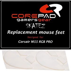 COREPAD Skatez - PRO 167 - Corsair M55 RGB PRO - vervangende muisvoeten Replacement Mouse Feet