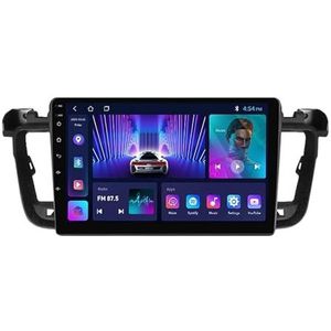 Android 12 Autoradio 9 Inch Touchscreen Voor Peugeot 508 2011-2018 Met Draadloze CarPlay Android Auto GPS Navigatie Bluetooth DAB WiFi 4G SWC Mirror Link (Size : M100S - 4 Core 1+16G WIFI)