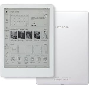 Meebook E-Reader M8 | 7.8' Eink Carta-scherm | 300PPI Smart Light | Android 14 | Octa Core-processor | Dubbele microfoons en luidsprekers | Ondersteuning Play Store | Handschrijven | 4 GB+64 GB |