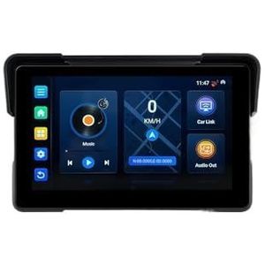 NIEUW Android 13 Motorfiets GPS WiFi Navigatie Draadloos CarPlay 7 inch Draadloos Android Auto 4-core A53