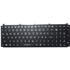 Verlicht GR-toetsenbord voor Getac NK5103-03301T-10 Duits zwart met frame
