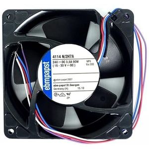 Papst 4114 N/2H7A 12038 24V 3.8A 90W 120 * 120 * 38mm aluminum frame cooling fan