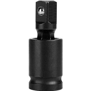 Slagmoersleutel kruisgewricht, steeksleutel, slagsleutel, universele scharnierset, 1/2 inch aandrijving, universeel scharnier, draaiadapter Air Impact Wobble fitting, chroom-molybdeen staal, 360°