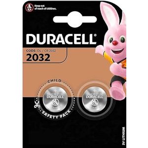 Duracell Lithium knoopcel 2032 CR2032 DL2032, 2 stuks