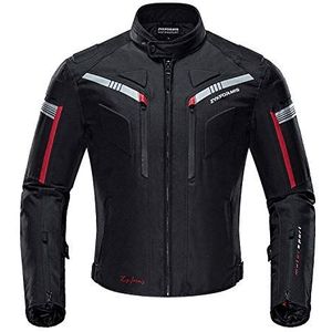 Motorjas, Volledige lichaamsbeschermer motorjasck met rugbescherming, Geschikt voor heren in de zomer en winter