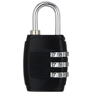 Combinatieslot Bagage Reizen Lock 3 Dial Digit Password Lock Combinatie Koffer Bagage Metalen Code Wachtwoordslot Hangslot (kleur: 01)