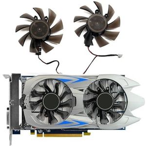 75MM GA82O2H voor GAINWARD Galax voor GeForce GTX 1050 1050Ti videokaartventilator met behuizing GTX1050 GTX1050Ti grafische kaartventilator