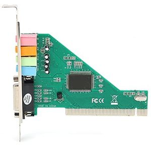 8738 PCI4.1-Geluidskaart met 4-kanaals Ingebouwde Discrete Geluidskaart voor Desktopcomputers, 120dB Duplex Computeraccessoire voor afspelen.
